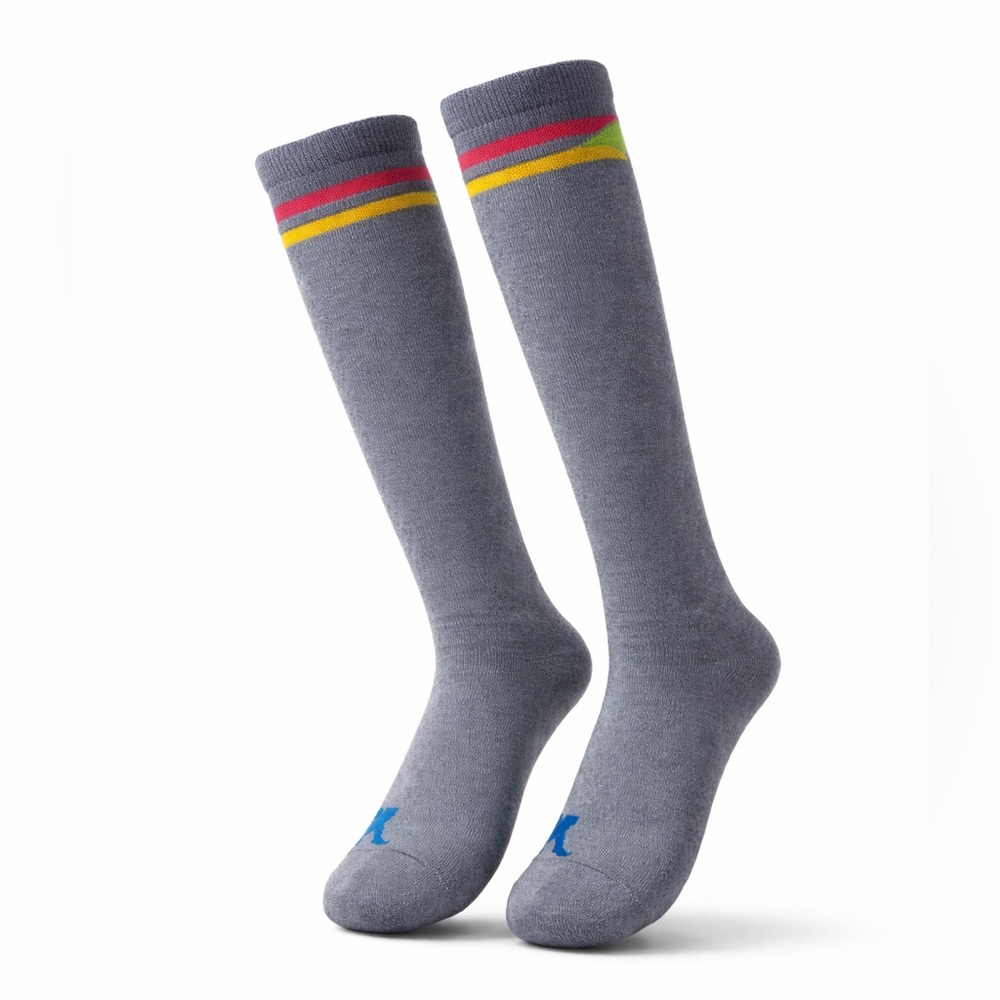 Sox Box Gray Compression Socks Workout Athleisure "This Is Why I Squat" Sm/Md